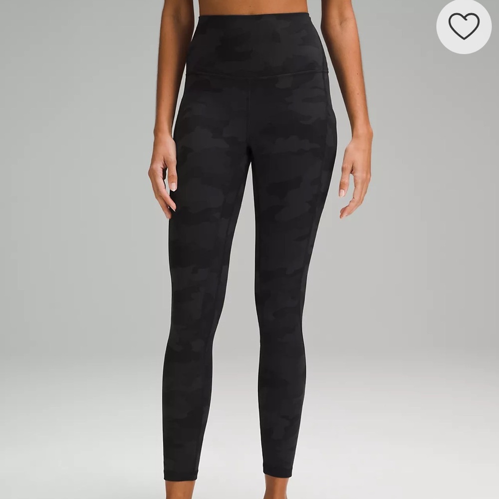 lululemon Align Black Camo Leggings